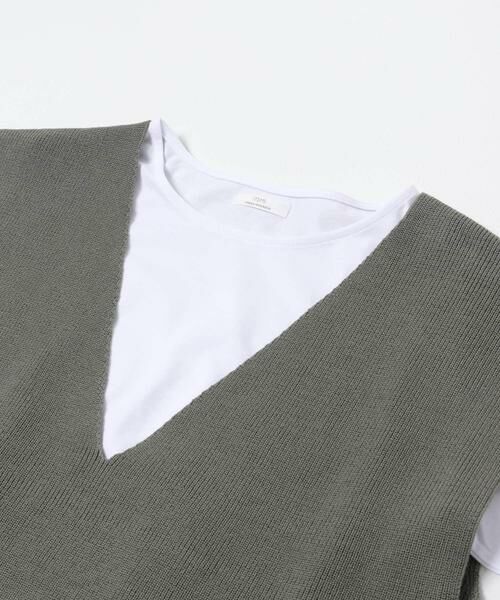 URBAN RESEARCH ITEMS / アーバンリサーチ アイテムズ ニット・セーター | ロングTシャツ×ニットベストセット | 詳細7