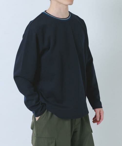 URBAN RESEARCH ITEMS / アーバンリサーチ アイテムズ Tシャツ | ヘリンボンリブロングスリーブカットソー | 詳細4