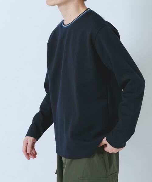 URBAN RESEARCH ITEMS / アーバンリサーチ アイテムズ Tシャツ | ヘリンボンリブロングスリーブカットソー | 詳細6