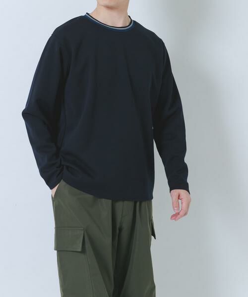 URBAN RESEARCH ITEMS / アーバンリサーチ アイテムズ Tシャツ | ヘリンボンリブロングスリーブカットソー | 詳細7