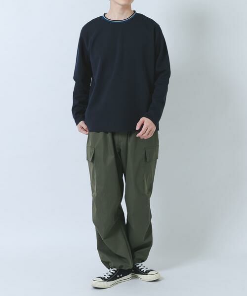 URBAN RESEARCH ITEMS / アーバンリサーチ アイテムズ Tシャツ | ヘリンボンリブロングスリーブカットソー | 詳細8