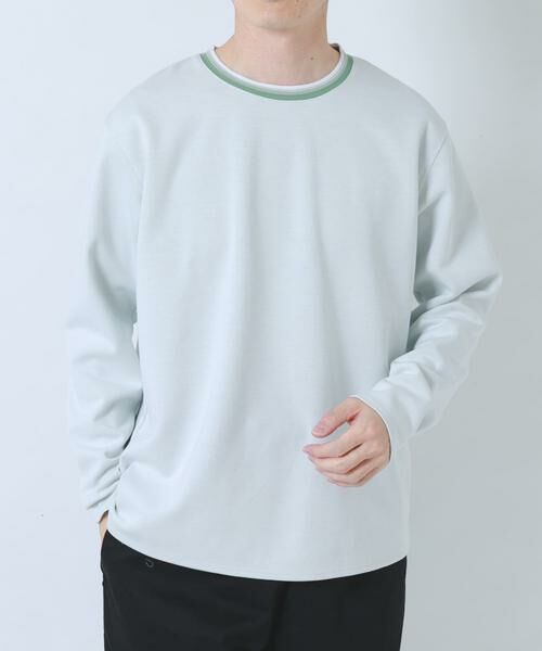 URBAN RESEARCH ITEMS / アーバンリサーチ アイテムズ Tシャツ | ヘリンボンリブロングスリーブカットソー | 詳細12