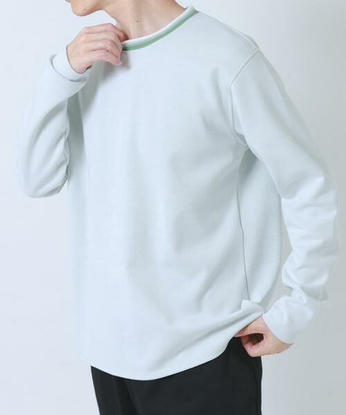 URBAN RESEARCH ITEMS / アーバンリサーチ アイテムズ Tシャツ | ヘリンボンリブロングスリーブカットソー | 詳細13