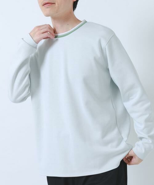 URBAN RESEARCH ITEMS / アーバンリサーチ アイテムズ Tシャツ | ヘリンボンリブロングスリーブカットソー | 詳細14