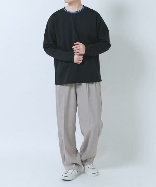 URBAN RESEARCH ITEMS / アーバンリサーチ アイテムズ Tシャツ | ヘリンボンリブロングスリーブカットソー | 詳細24