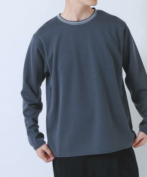 URBAN RESEARCH ITEMS / アーバンリサーチ アイテムズ Tシャツ | ヘリンボンリブロングスリーブカットソー | 詳細27