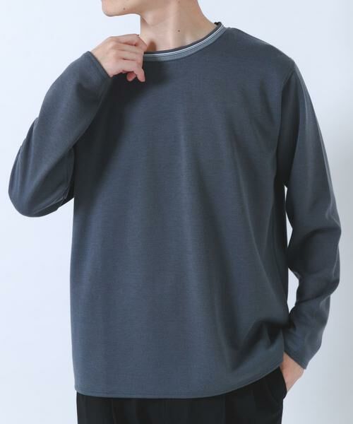 URBAN RESEARCH ITEMS / アーバンリサーチ アイテムズ Tシャツ | ヘリンボンリブロングスリーブカットソー | 詳細28