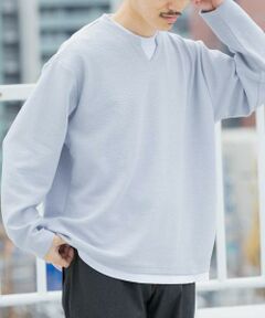 URBAN RESEARCH ITEMS / アーバンリサーチ アイテムズ Tシャツ | フェイクレイヤード ジャカード スキッパー