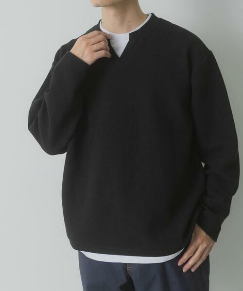 URBAN RESEARCH ITEMS / アーバンリサーチ アイテムズ Tシャツ | フェイクレイヤード ジャカード スキッパー | 詳細1