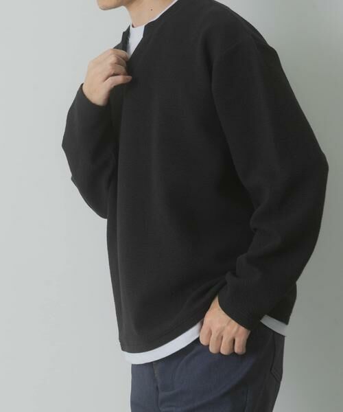 URBAN RESEARCH ITEMS / アーバンリサーチ アイテムズ Tシャツ | フェイクレイヤード ジャカード スキッパー | 詳細2