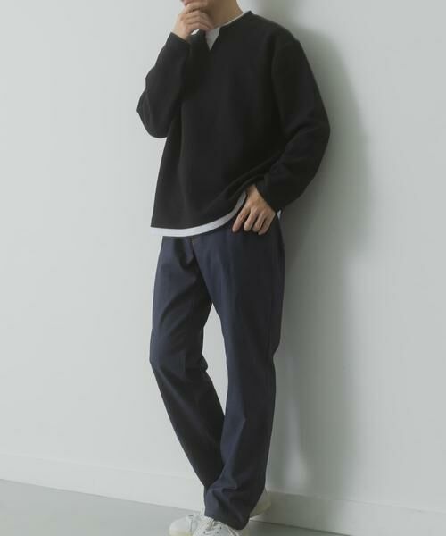 URBAN RESEARCH ITEMS / アーバンリサーチ アイテムズ Tシャツ | フェイクレイヤード ジャカード スキッパー | 詳細5