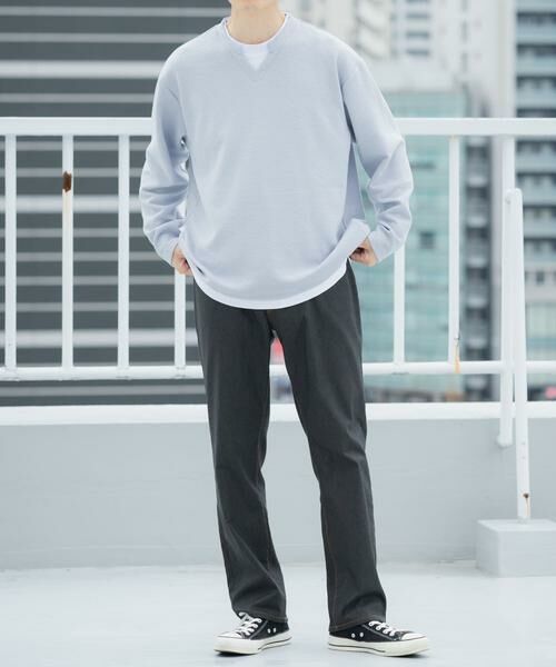 URBAN RESEARCH ITEMS / アーバンリサーチ アイテムズ Tシャツ | フェイクレイヤード ジャカード スキッパー | 詳細11