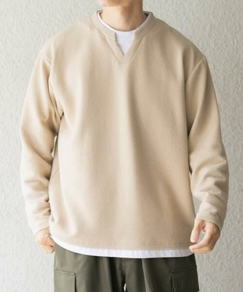 URBAN RESEARCH ITEMS / アーバンリサーチ アイテムズ Tシャツ | フェイクレイヤード ジャカード スキッパー | 詳細15