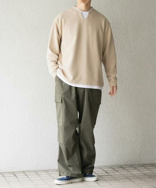 URBAN RESEARCH ITEMS / アーバンリサーチ アイテムズ Tシャツ | フェイクレイヤード ジャカード スキッパー | 詳細17