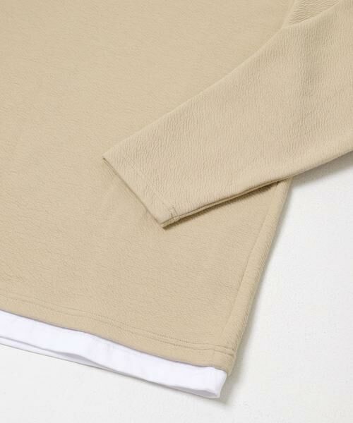 URBAN RESEARCH ITEMS / アーバンリサーチ アイテムズ Tシャツ | フェイクレイヤード ジャカード スキッパー | 詳細20