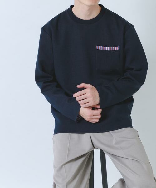 URBAN RESEARCH ITEMS / アーバンリサーチ アイテムズ Tシャツ | 裏ストライプダンボールカットソー | 詳細11