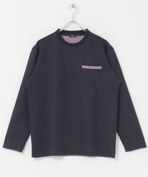 URBAN RESEARCH ITEMS / アーバンリサーチ アイテムズ Tシャツ | 裏ストライプダンボールカットソー | 詳細13