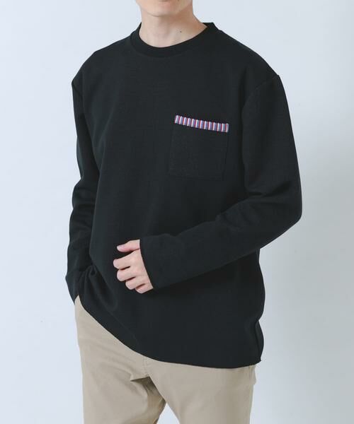 URBAN RESEARCH ITEMS / アーバンリサーチ アイテムズ Tシャツ | 裏ストライプダンボールカットソー | 詳細17