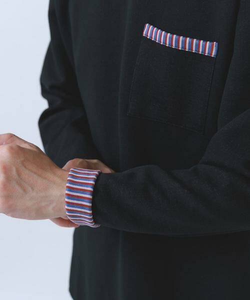 URBAN RESEARCH ITEMS / アーバンリサーチ アイテムズ Tシャツ | 裏ストライプダンボールカットソー | 詳細20