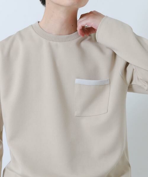 URBAN RESEARCH ITEMS / アーバンリサーチ アイテムズ Tシャツ | 裏ストライプダンボールカットソー | 詳細24