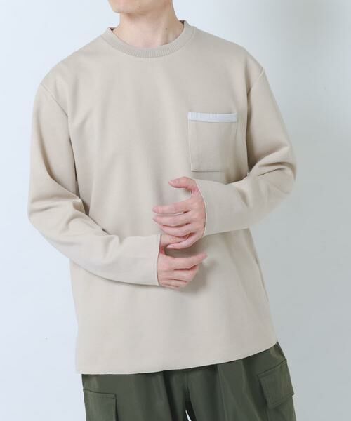 URBAN RESEARCH ITEMS / アーバンリサーチ アイテムズ Tシャツ | 裏ストライプダンボールカットソー | 詳細25