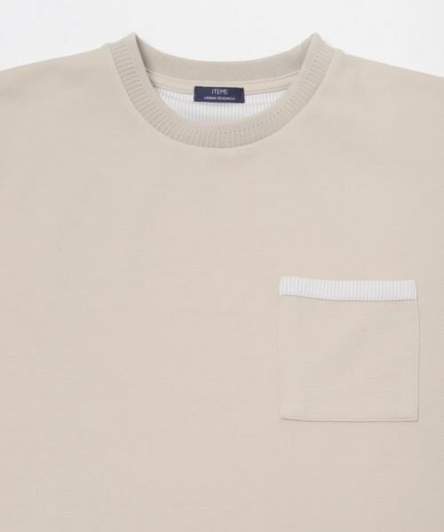 URBAN RESEARCH ITEMS / アーバンリサーチ アイテムズ Tシャツ | 裏ストライプダンボールカットソー | 詳細30