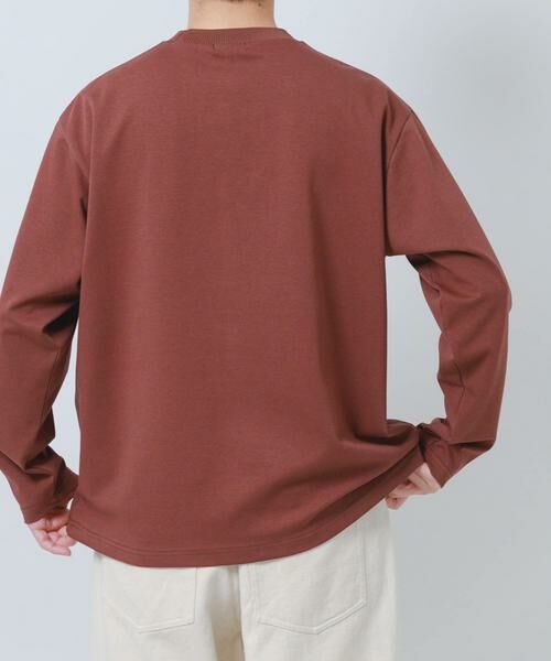 URBAN RESEARCH ITEMS / アーバンリサーチ アイテムズ Tシャツ | ダブルフェイス裏配色長袖カットソー | 詳細4