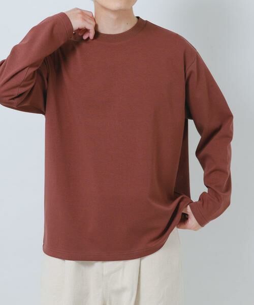 URBAN RESEARCH ITEMS / アーバンリサーチ アイテムズ Tシャツ | ダブルフェイス裏配色長袖カットソー | 詳細5