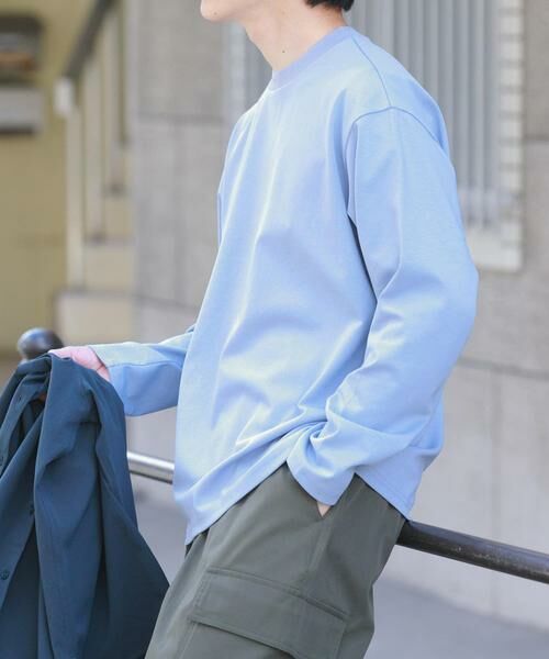 URBAN RESEARCH ITEMS / アーバンリサーチ アイテムズ Tシャツ | ダブルフェイス裏配色長袖カットソー | 詳細12