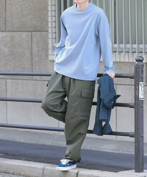 URBAN RESEARCH ITEMS / アーバンリサーチ アイテムズ Tシャツ | ダブルフェイス裏配色長袖カットソー | 詳細13