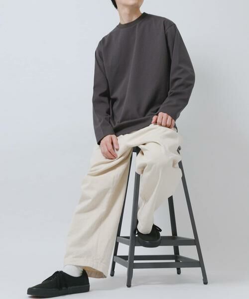 URBAN RESEARCH ITEMS / アーバンリサーチ アイテムズ Tシャツ | ダブルフェイス裏配色長袖カットソー | 詳細22
