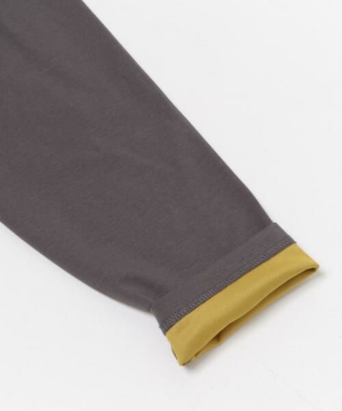 URBAN RESEARCH ITEMS / アーバンリサーチ アイテムズ Tシャツ | ダブルフェイス裏配色長袖カットソー | 詳細24