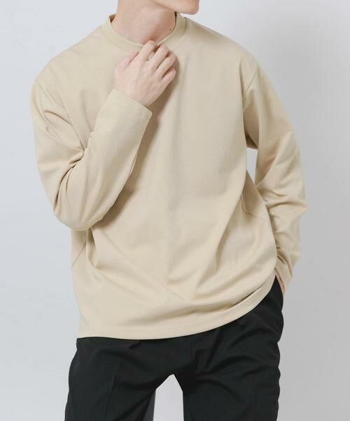 URBAN RESEARCH ITEMS / アーバンリサーチ アイテムズ Tシャツ | ダブルフェイス裏配色長袖カットソー | 詳細30