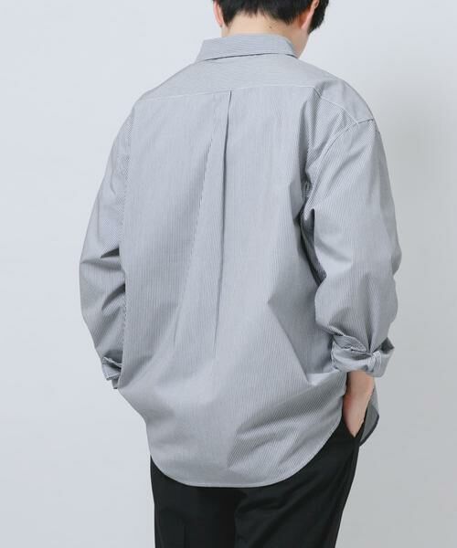URBAN RESEARCH ITEMS / アーバンリサーチ アイテムズ シャツ・ブラウス | 『イージーケア/UVカット』高機能ストライプレギュラーカラーシャツ | 詳細12