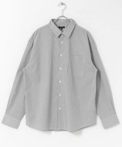 URBAN RESEARCH ITEMS / アーバンリサーチ アイテムズ シャツ・ブラウス | 『イージーケア/UVカット』高機能ストライプレギュラーカラーシャツ | 詳細13