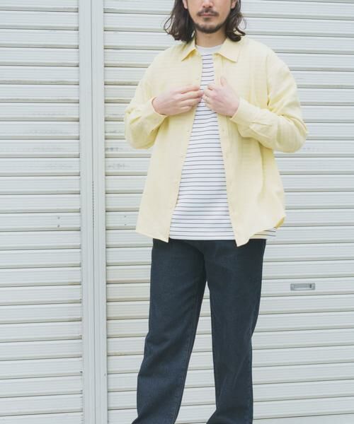 URBAN RESEARCH ITEMS / アーバンリサーチ アイテムズ シャツ・ブラウス | リネンブレンドレギュラーカラーシャツ | 詳細4