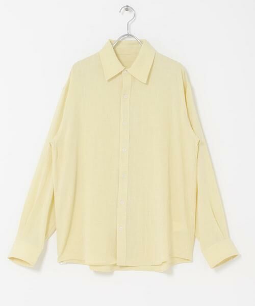 URBAN RESEARCH ITEMS / アーバンリサーチ アイテムズ シャツ・ブラウス | リネンブレンドレギュラーカラーシャツ | 詳細5