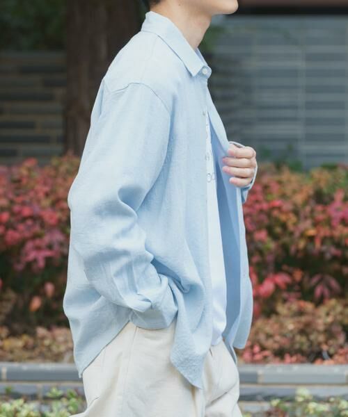 URBAN RESEARCH ITEMS / アーバンリサーチ アイテムズ シャツ・ブラウス | リネンブレンドレギュラーカラーシャツ | 詳細18