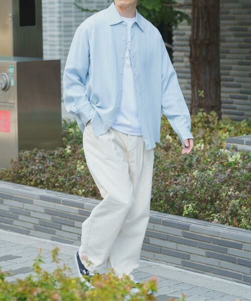 URBAN RESEARCH ITEMS / アーバンリサーチ アイテムズ シャツ・ブラウス | リネンブレンドレギュラーカラーシャツ | 詳細19