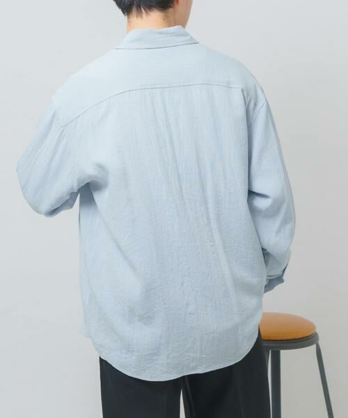 URBAN RESEARCH ITEMS / アーバンリサーチ アイテムズ シャツ・ブラウス | リネンブレンドレギュラーカラーシャツ | 詳細12