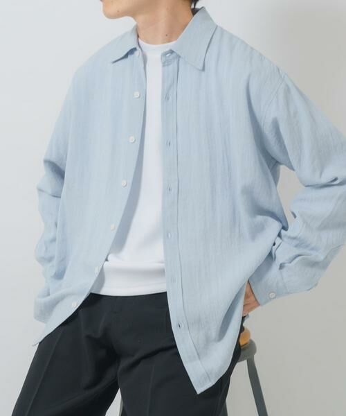 URBAN RESEARCH ITEMS / アーバンリサーチ アイテムズ シャツ・ブラウス | リネンブレンドレギュラーカラーシャツ | 詳細14