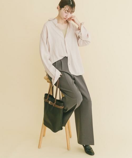 URBAN RESEARCH ITEMS / アーバンリサーチ アイテムズ シャツ・ブラウス | リネンブレンドレギュラーカラーシャツ | 詳細26