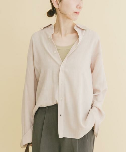 URBAN RESEARCH ITEMS / アーバンリサーチ アイテムズ シャツ・ブラウス | リネンブレンドレギュラーカラーシャツ | 詳細27