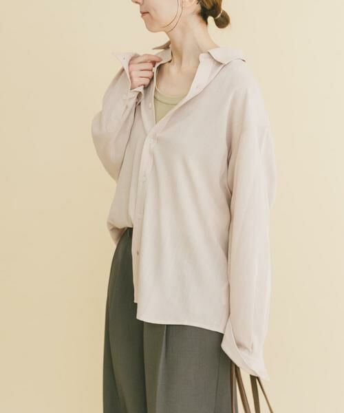 URBAN RESEARCH ITEMS / アーバンリサーチ アイテムズ シャツ・ブラウス | リネンブレンドレギュラーカラーシャツ | 詳細28