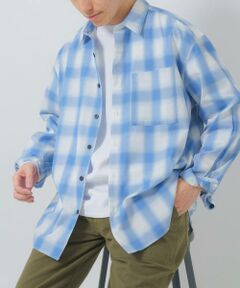 URBAN RESEARCH ITEMS / アーバンリサーチ アイテムズ シャツ・ブラウス | オンブレチェックレギュラーカラーライトシャツ