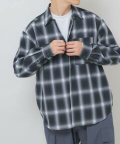 URBAN RESEARCH ITEMS / アーバンリサーチ アイテムズ シャツ・ブラウス | オンブレチェックレギュラーカラーライトシャツ