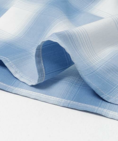 URBAN RESEARCH ITEMS / アーバンリサーチ アイテムズ シャツ・ブラウス | オンブレチェックレギュラーカラーライトシャツ | 詳細12