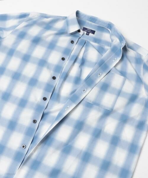 URBAN RESEARCH ITEMS / アーバンリサーチ アイテムズ シャツ・ブラウス | オンブレチェックレギュラーカラーライトシャツ | 詳細9