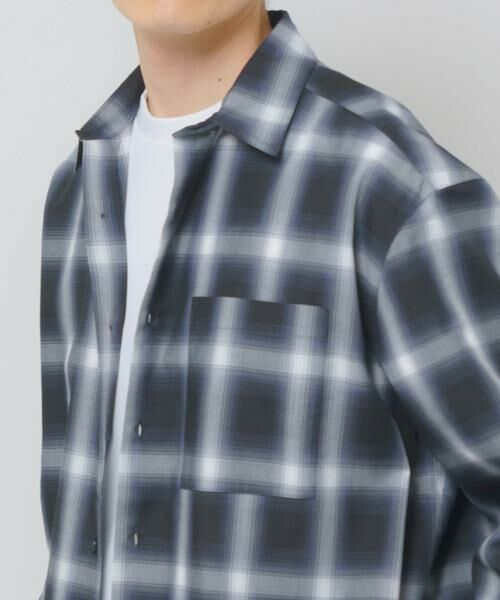 URBAN RESEARCH ITEMS / アーバンリサーチ アイテムズ シャツ・ブラウス | オンブレチェックレギュラーカラーライトシャツ | 詳細14