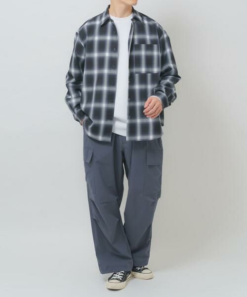 URBAN RESEARCH ITEMS / アーバンリサーチ アイテムズ シャツ・ブラウス | オンブレチェックレギュラーカラーライトシャツ | 詳細19